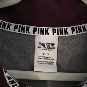PINK 1/4 zip